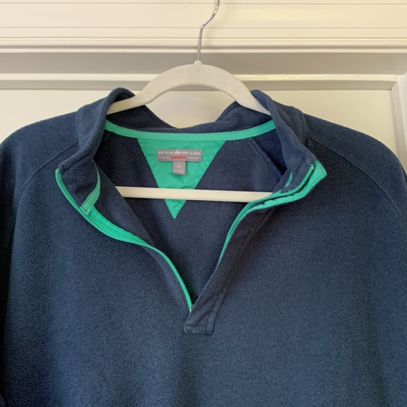 Peter Millar fleece warmth 1/4 zip - Picture 2 of 10